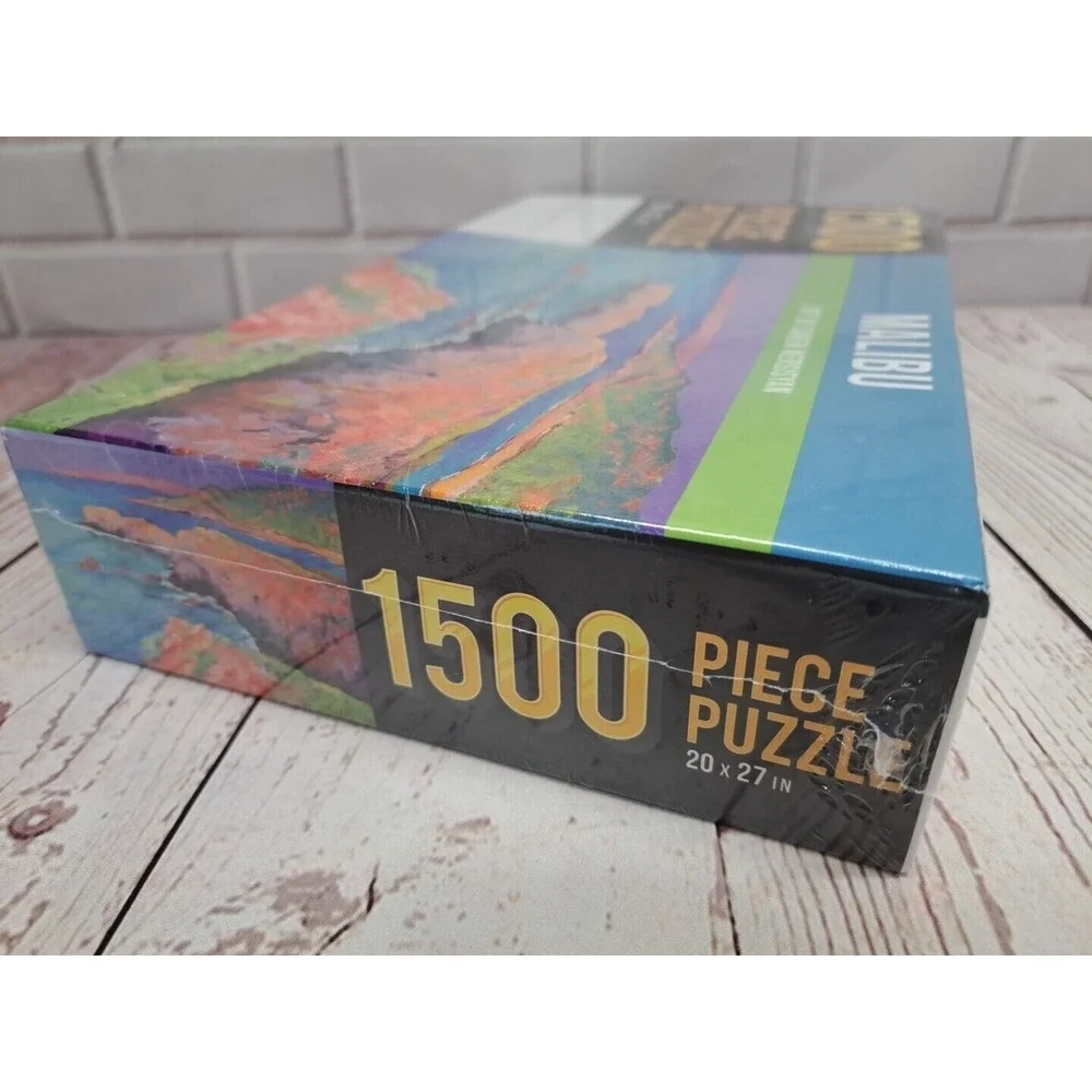 1500-Piece Malibu Puzzle Featuring Suren Nersisyan Art 20x27 New In Box